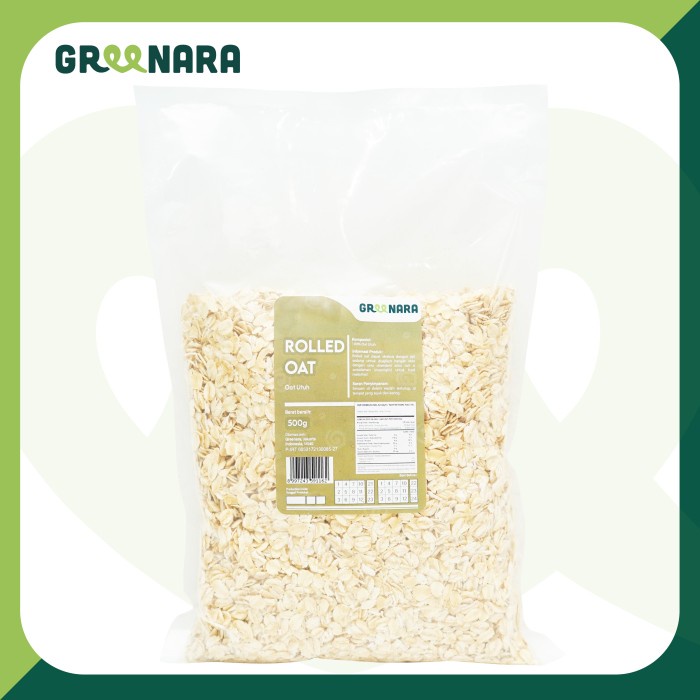 

[Ready-Stock] Rolled Oat Natural 500gr / Regular