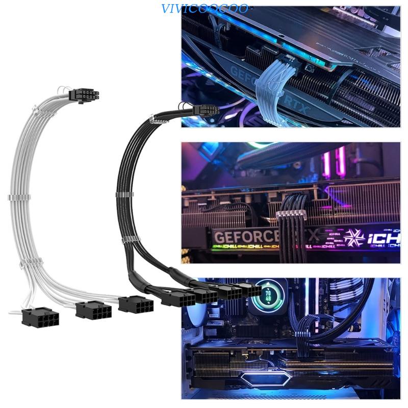 Vivi PCI-e 16Pin PCIE Graphics Video Card Kabel GPU 16Pin Ke3/4x8 (6+2Pin) Pin Splitter