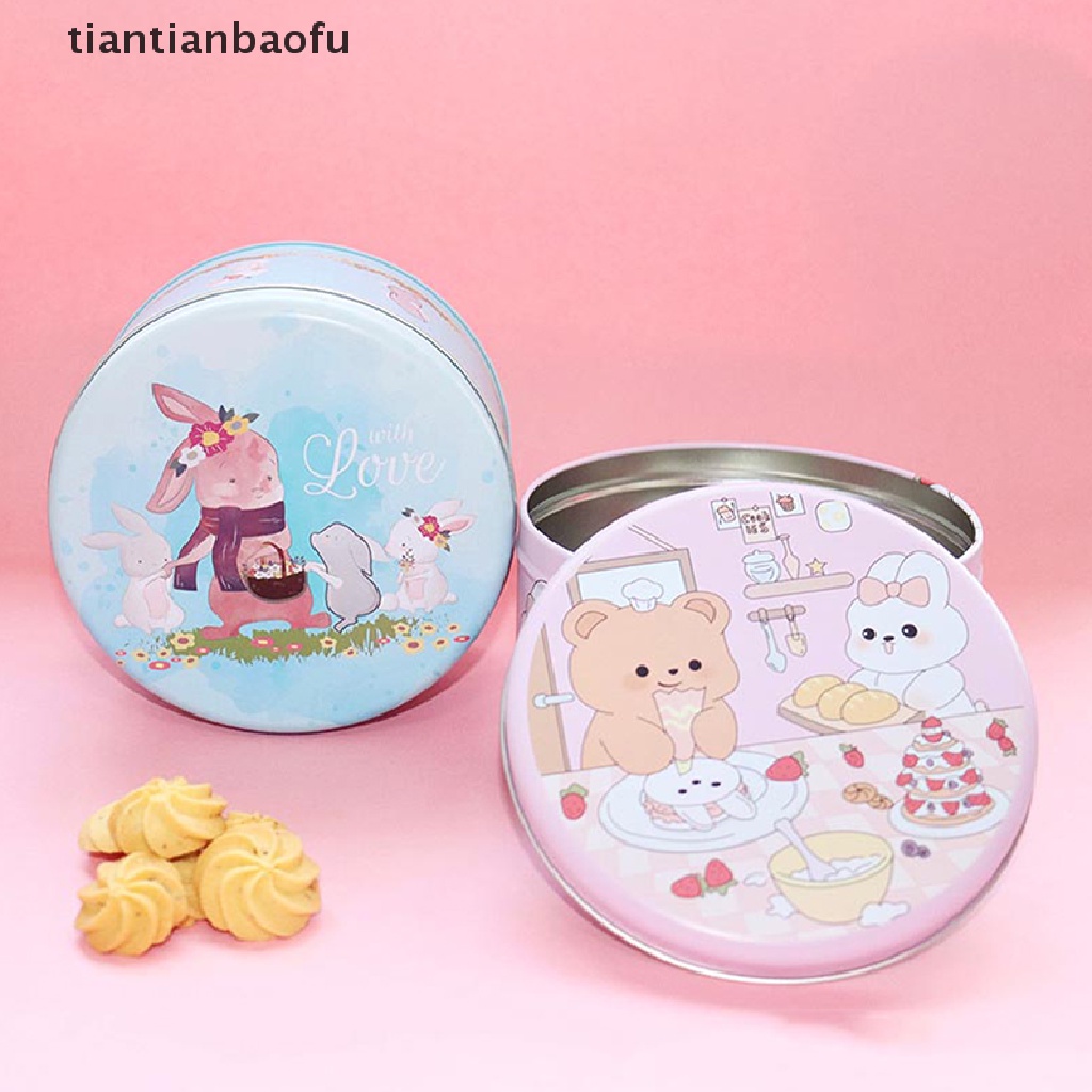 [tiantianbaofu] Kartun Candy Box Koper Serba Serbi Penyimpanan Perhiasan Dapat Home Decor Wadah Butik