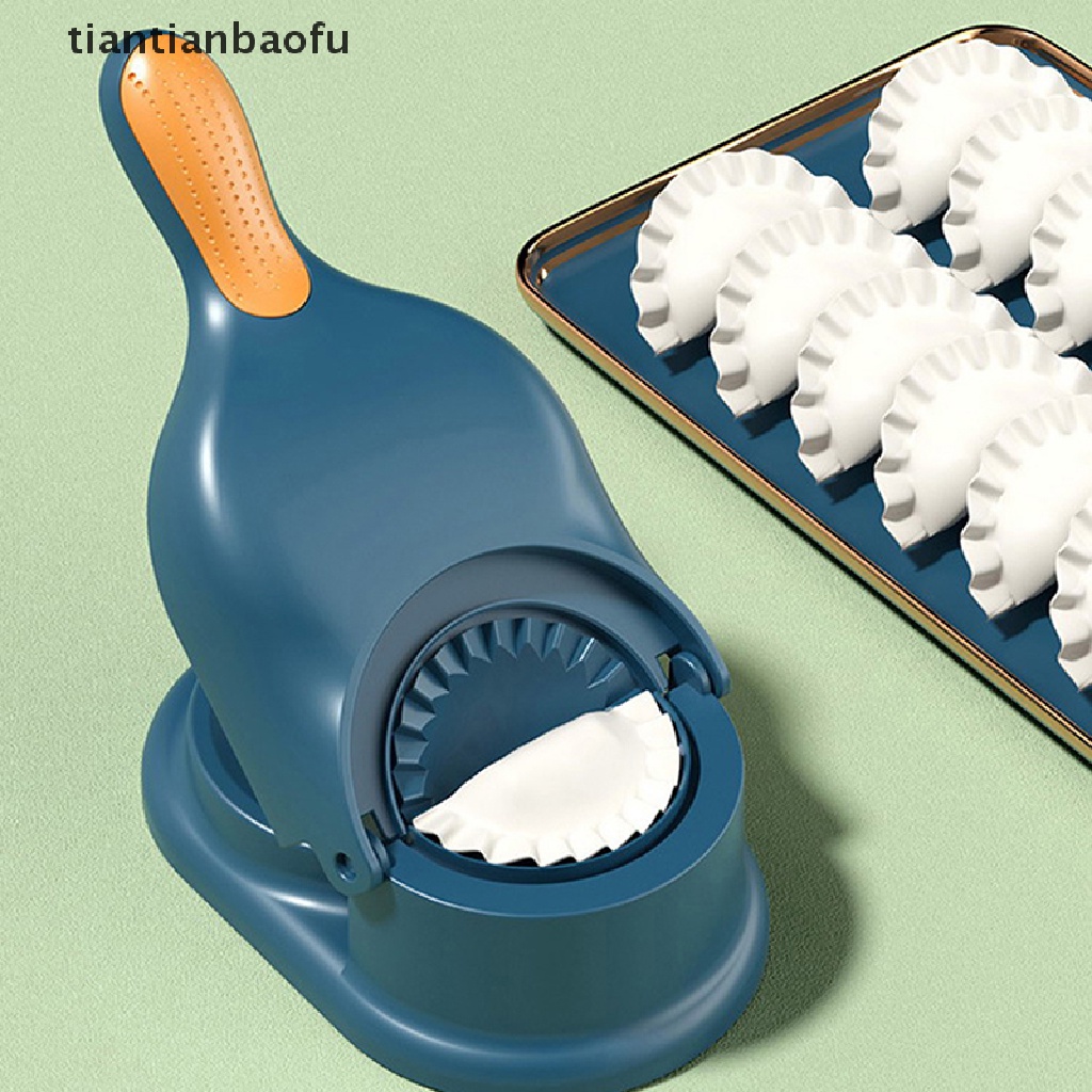 [tiantianbaofu] Manual Dumpling Maker Presser Pembungkus Adonan Cetakan Tepung Empanada Pelmeni Molds Butik