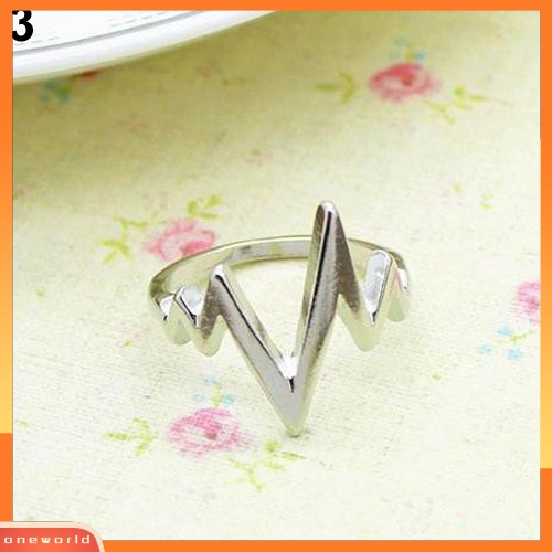 Perhiasan Cincin Unisex: Bentuk Panah Zigzag Untuk Hadiah