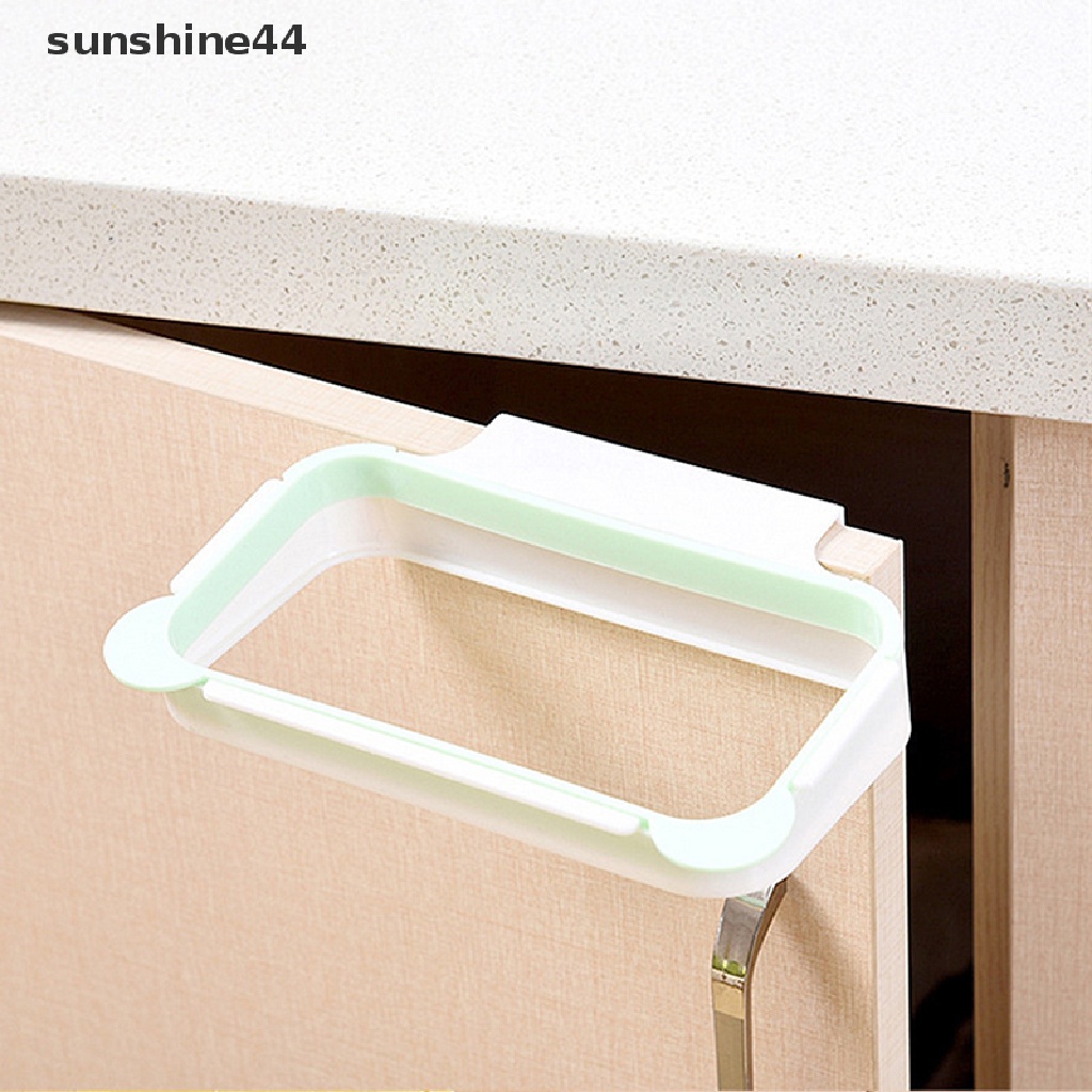 Sunshine 1Pc Keranjang Pintu Lemari Dapur Portable Gantung Tempat Sampah Garbage Bag Holder ID