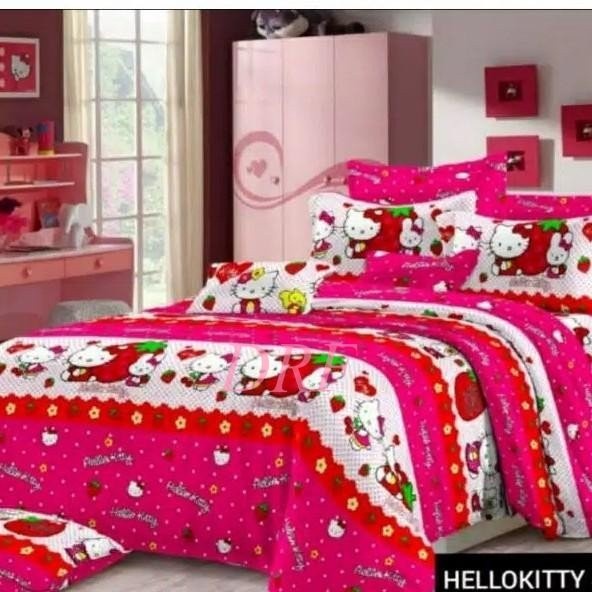 sprei hello kitty sprei murah sprei karakter