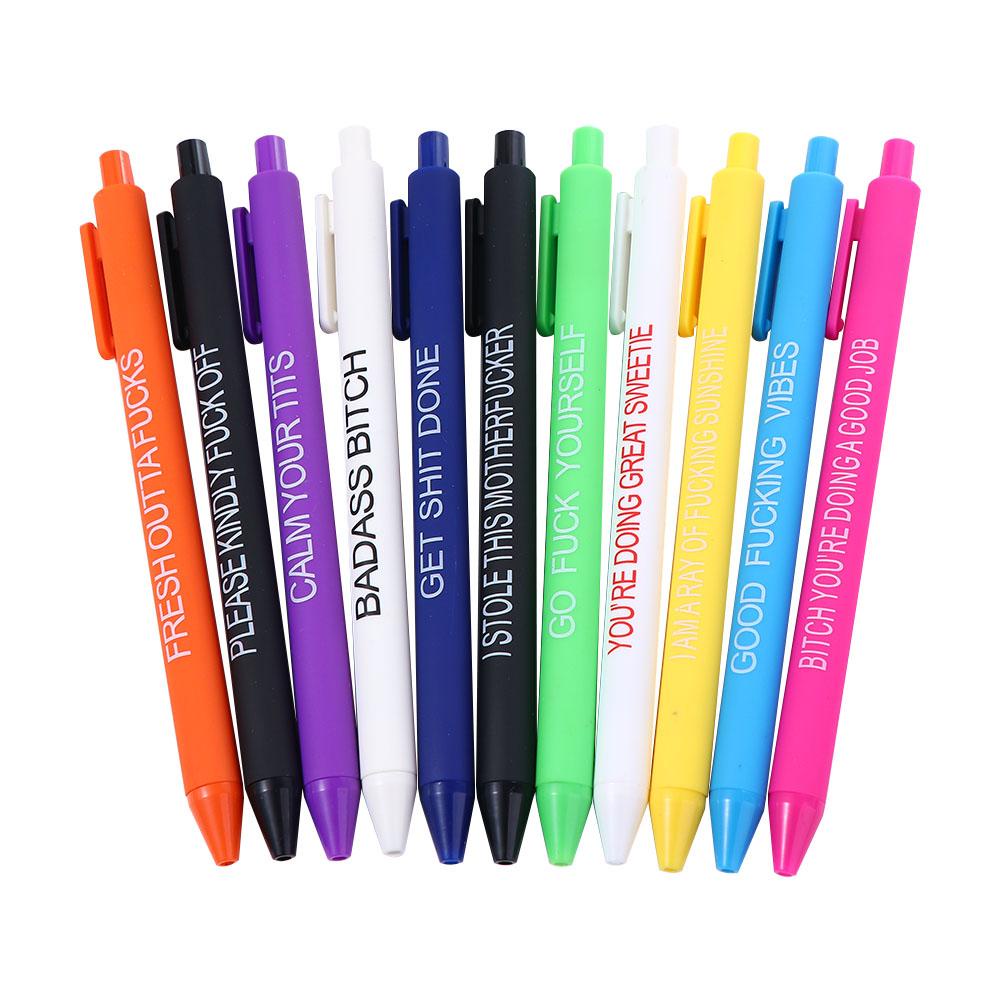 【 ELEGANT 】 Bolpoin Bolpoin Perlengkapan Sekolah Novelty Sister Gift Tinta Pulpen Tulisan 0.5mm Pulpen Lucu