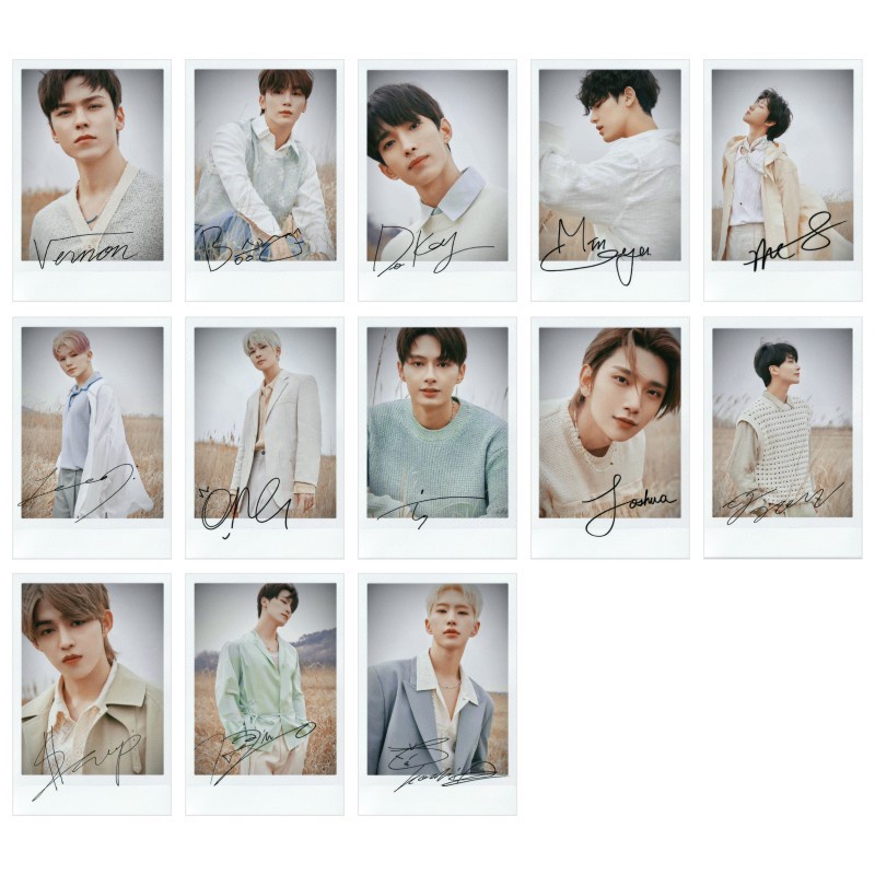 13-16pcs/set SEVENTEEN CARAT LAND Photocards Darl+ing Lomo Card Kpop Postcards Collection