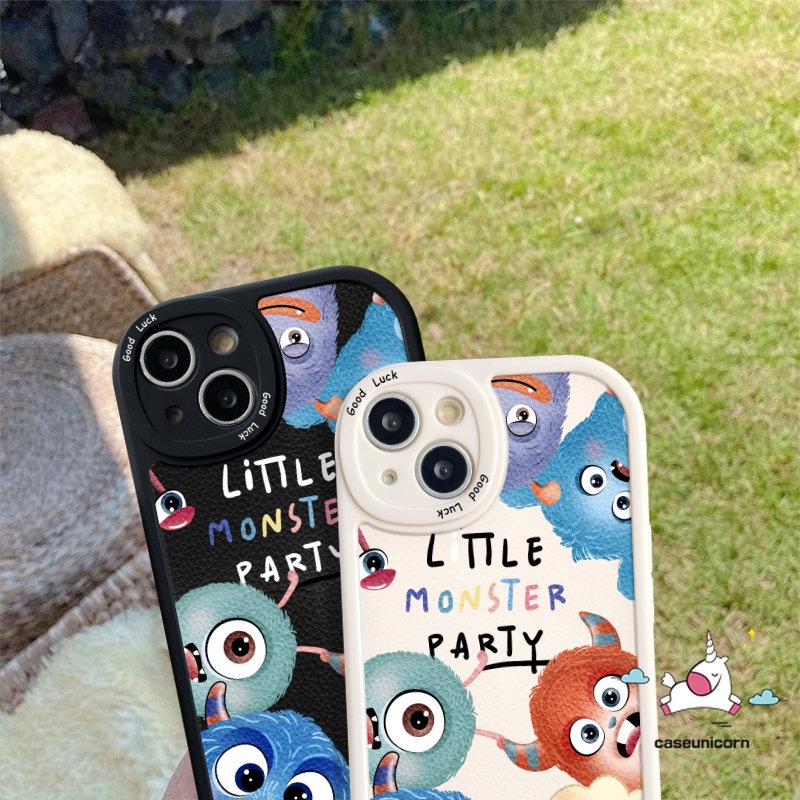 Casing Imut Untuk Samsung A50 A14 A13 A04 A12 A02s A73 A32 A03 A51 A23 A50s A33 A30s A20 A72 A10s A21s A53 A52s A11 A20s A71 A22 A31 A52 A03s Kartun Monster Kecil Lembut Tpu Cover