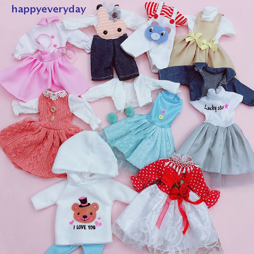 [Selamat] Untuk Baju Boneka 30cm Dan Sepatu1Per6 BJD Tubuh Gemuk Putri Dress Aksesoris DIY [ID]