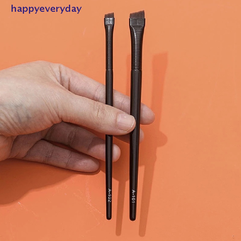 [happy] Sikat Alis Super Tipis Eyeliner Brush Rambut Sintetis Siku Tajam Alat MakeUp [ID]