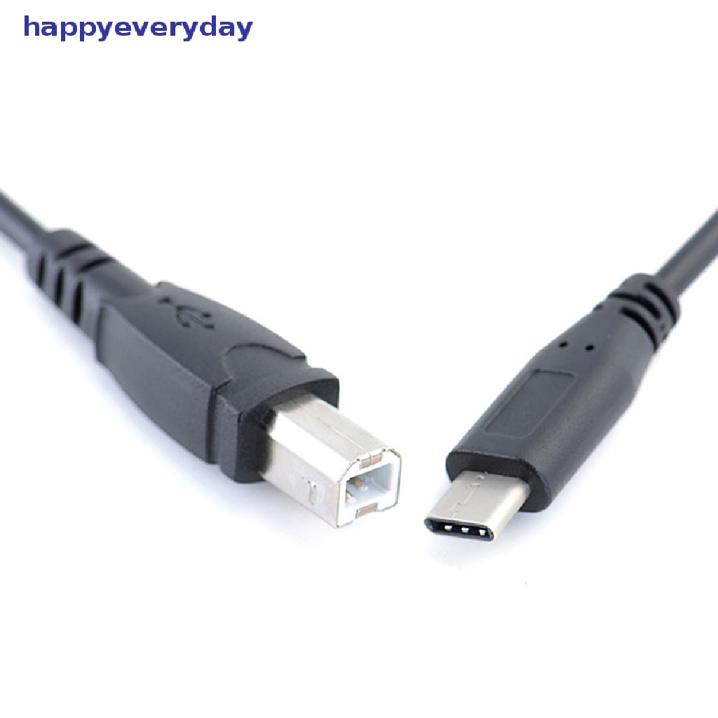 [happy] Kabel Data USB-c Type-c Male to USB B Type Kabel Data Kabel Telepon Printer [ID]