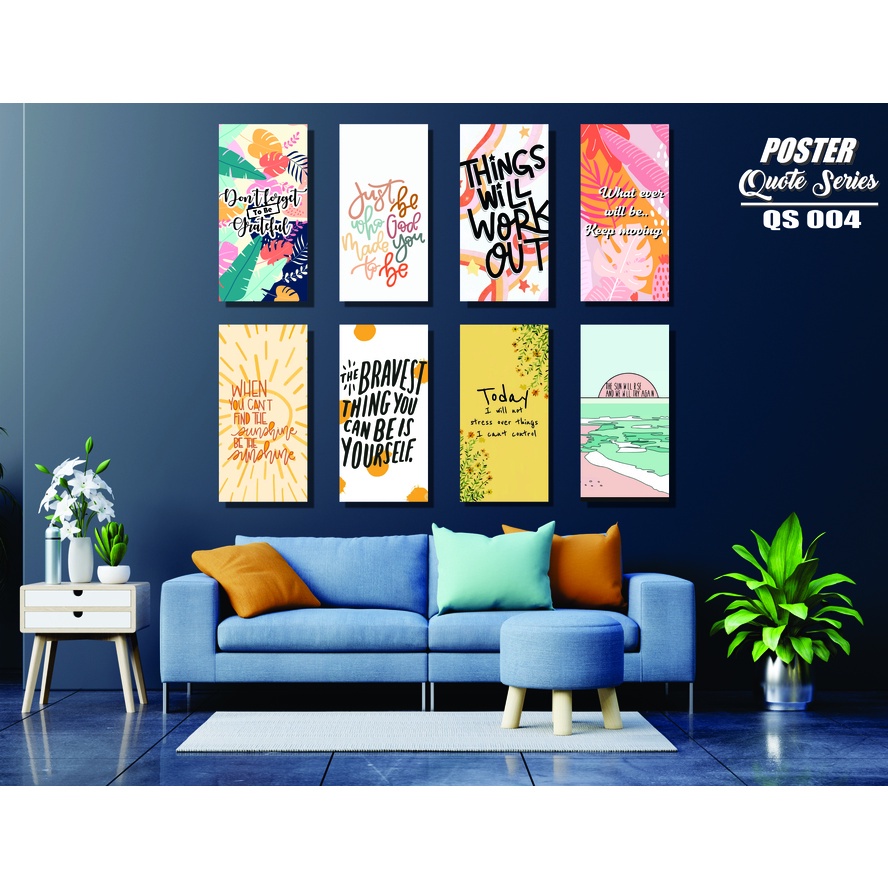 48 Desain Wall Decor Quotes Series v1 CorelDraw v17