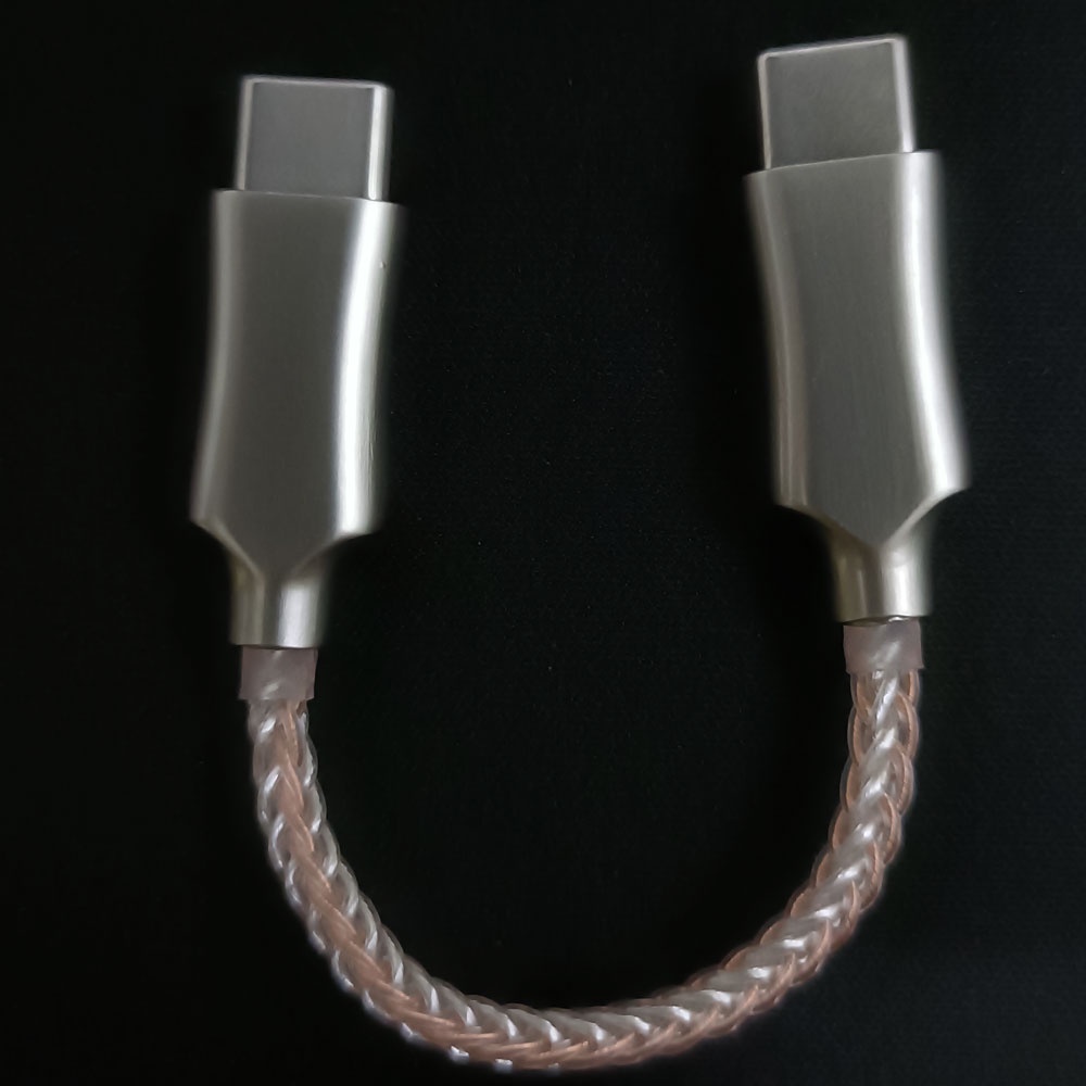 Lighting Type-C DAC OTG Kabel 8core Tunggal Kristal Tembaga USB C Ke Micro USB Untuk i Phone 12 Pro Max 11x Android