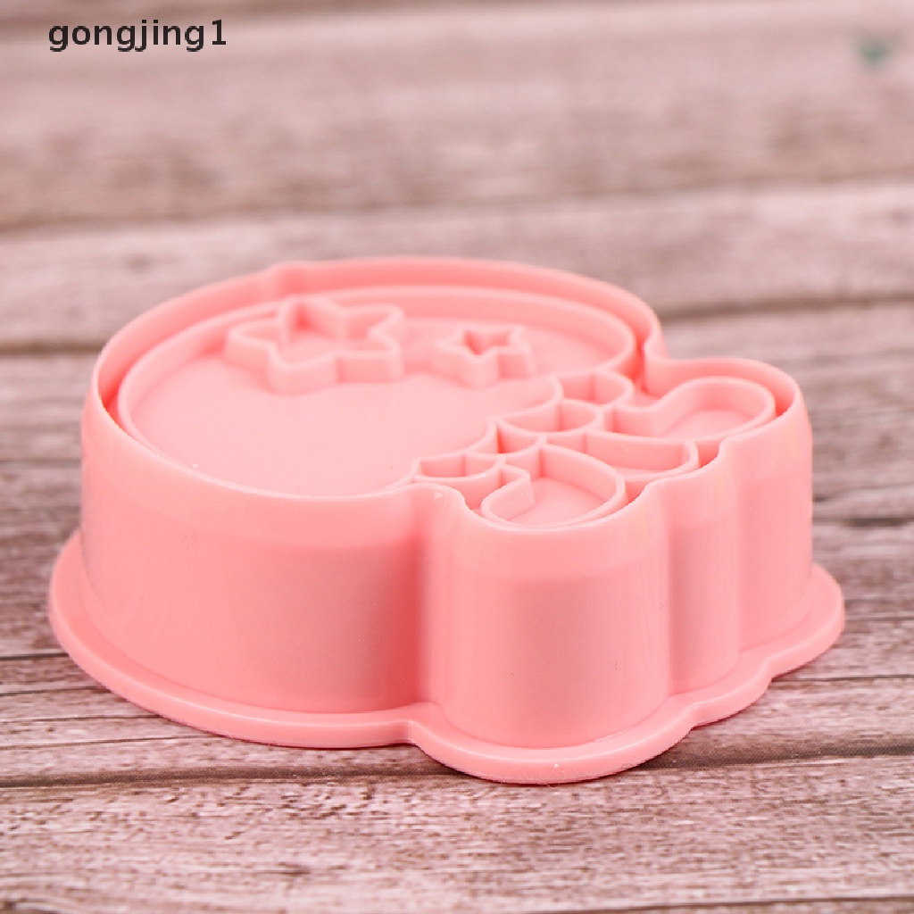 Ggg 6Pcs/Set Cetakan Kue Kering Mermaid Shell Kuda Laut DIY Plastik Fondant Cake Molds ID