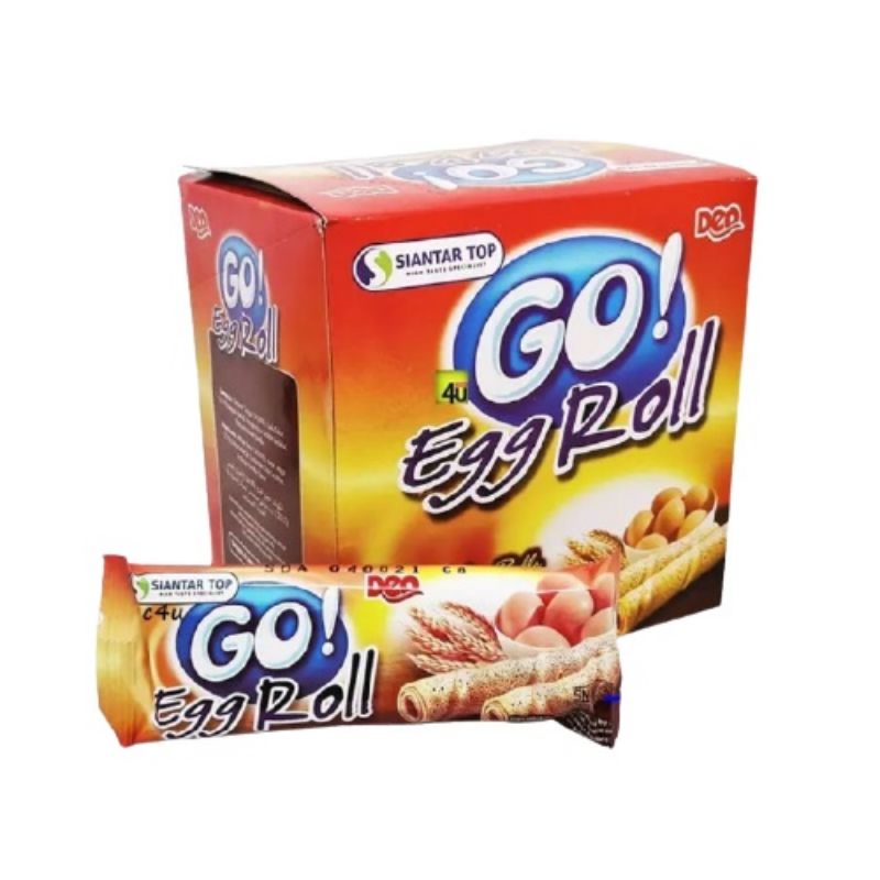 

wafer go egg roll isi 24 pcs, wafer rolls