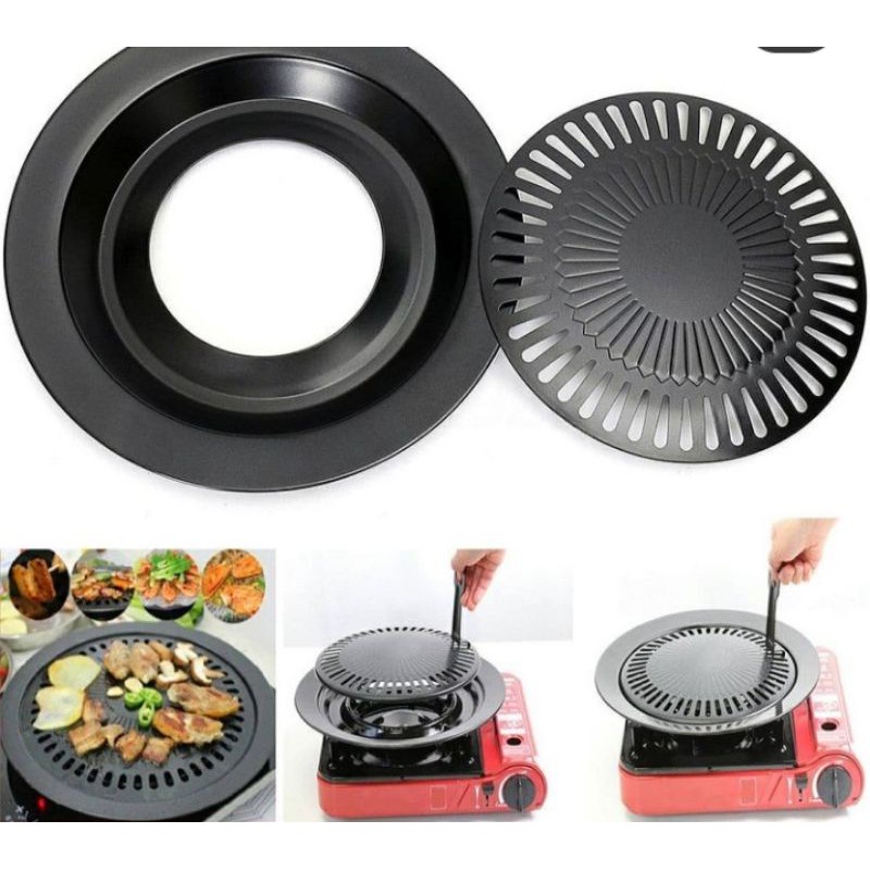 Pan grill ala korea, pan grill BBQ, Panggangan ala korea 32cm