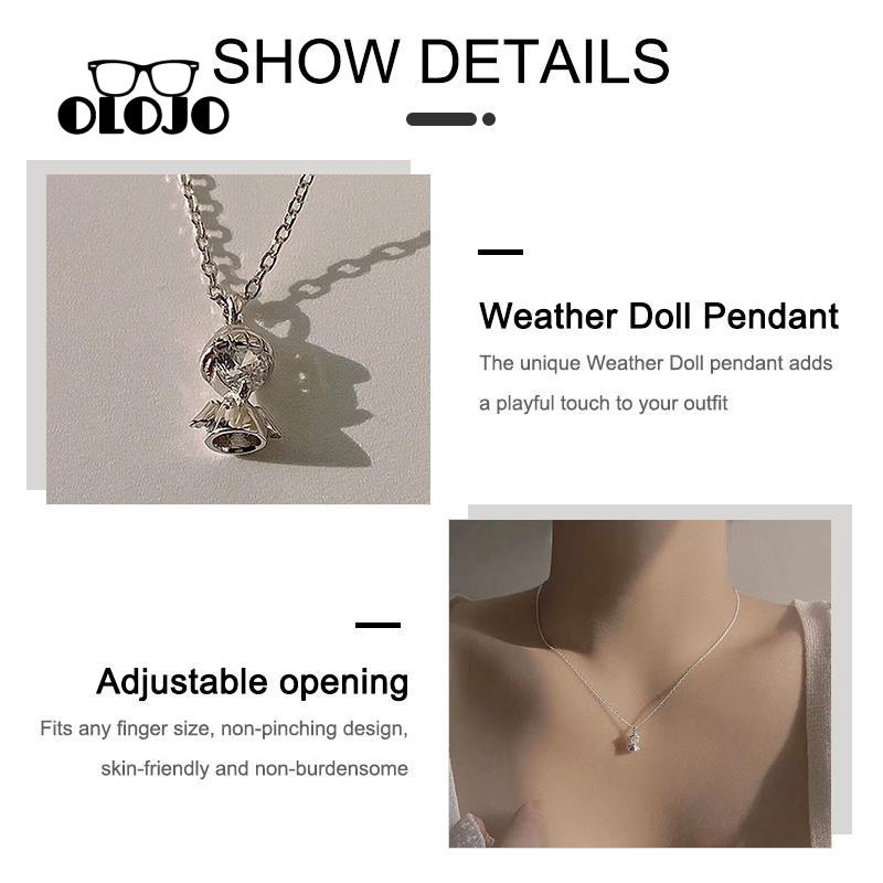 【COD】Kalung Rantai Klavikula Desain Boneka Malaikat Kecil Untuk Wanita