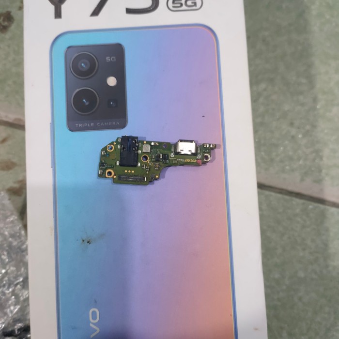 papan cas vivo y75 5g original pcb charger vivo y75 5g original