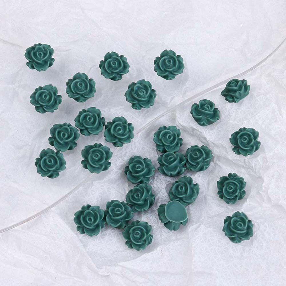 Mxbeauty Camelia Hiasan Kuku Wanita Fashion Resin Buram Camelia Jepang Nail Art Bunga Naill Art Drills