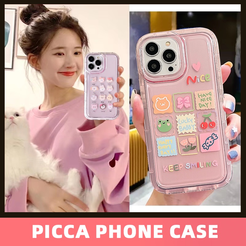 Casing Realme C33 C35 C11 2021 C25Y C12 C15 C11 2020 C21Y C20A C25 C20 6i 5 5i 5s C3 C1 C2 C25s Ins Kawaii Kartun Hewan Kecil Beruang Kodok Shockproof Airbag Tpu Soft Cover