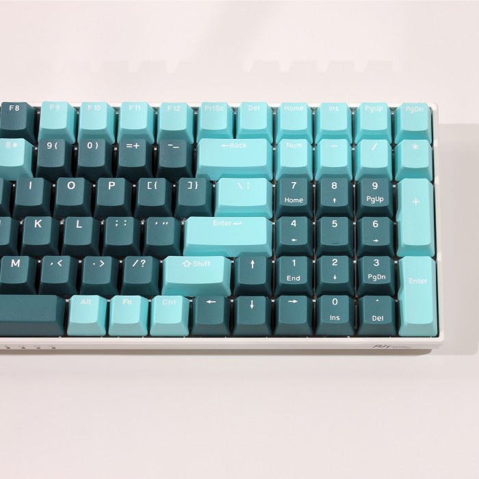 ALCHA KEYCAPS FOREST GREEN PBT DOUBLE SHOT MECHANICAL KEYBOARD