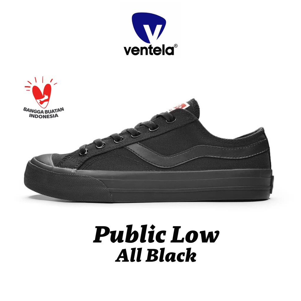 Ventela Public Low All Black