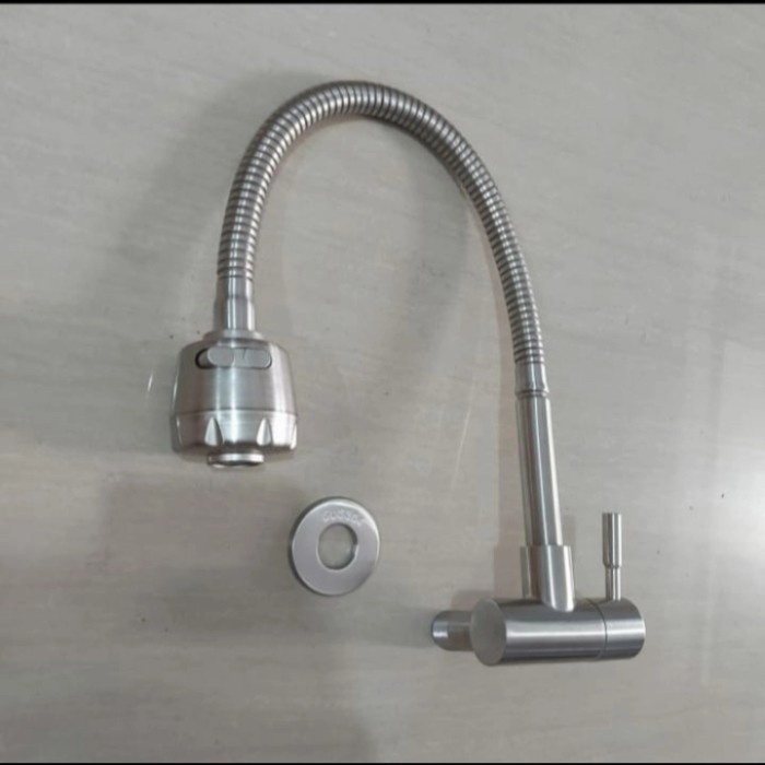 KRAN kran angsa/kran cuci piring/kran sink ss304 dari tembok KERAN