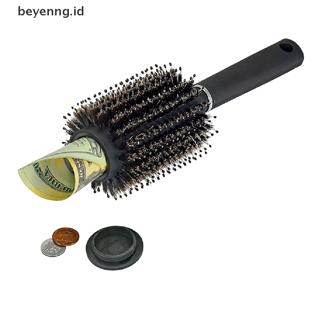 Beyen 1PC Stash Wadah Rahasia Diversion Sikat Rambut Aman Untuk Menyembunyikan Uang Cash Comb ID