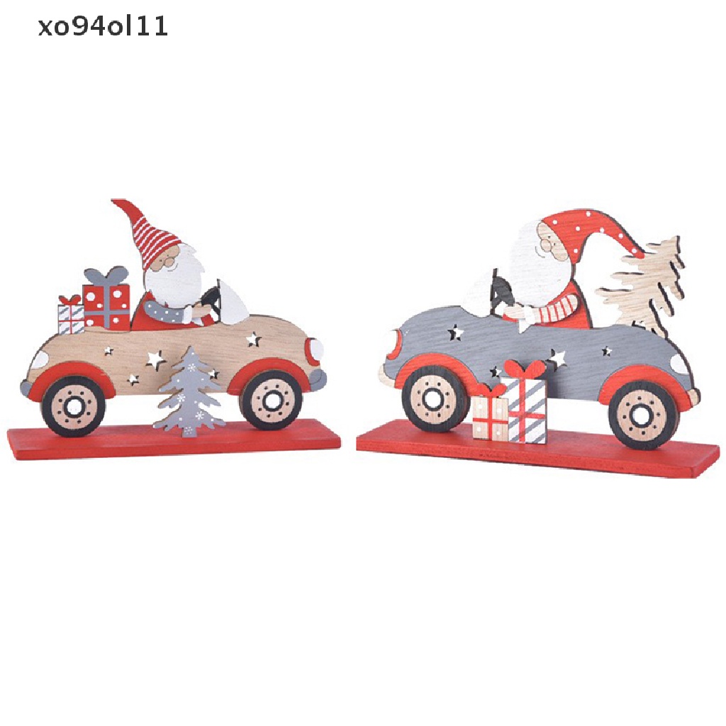 Xo Christmas gift Id Santa Claus Dengan Hiasan Mobil Meja Hiasan Pohon Kecil OL