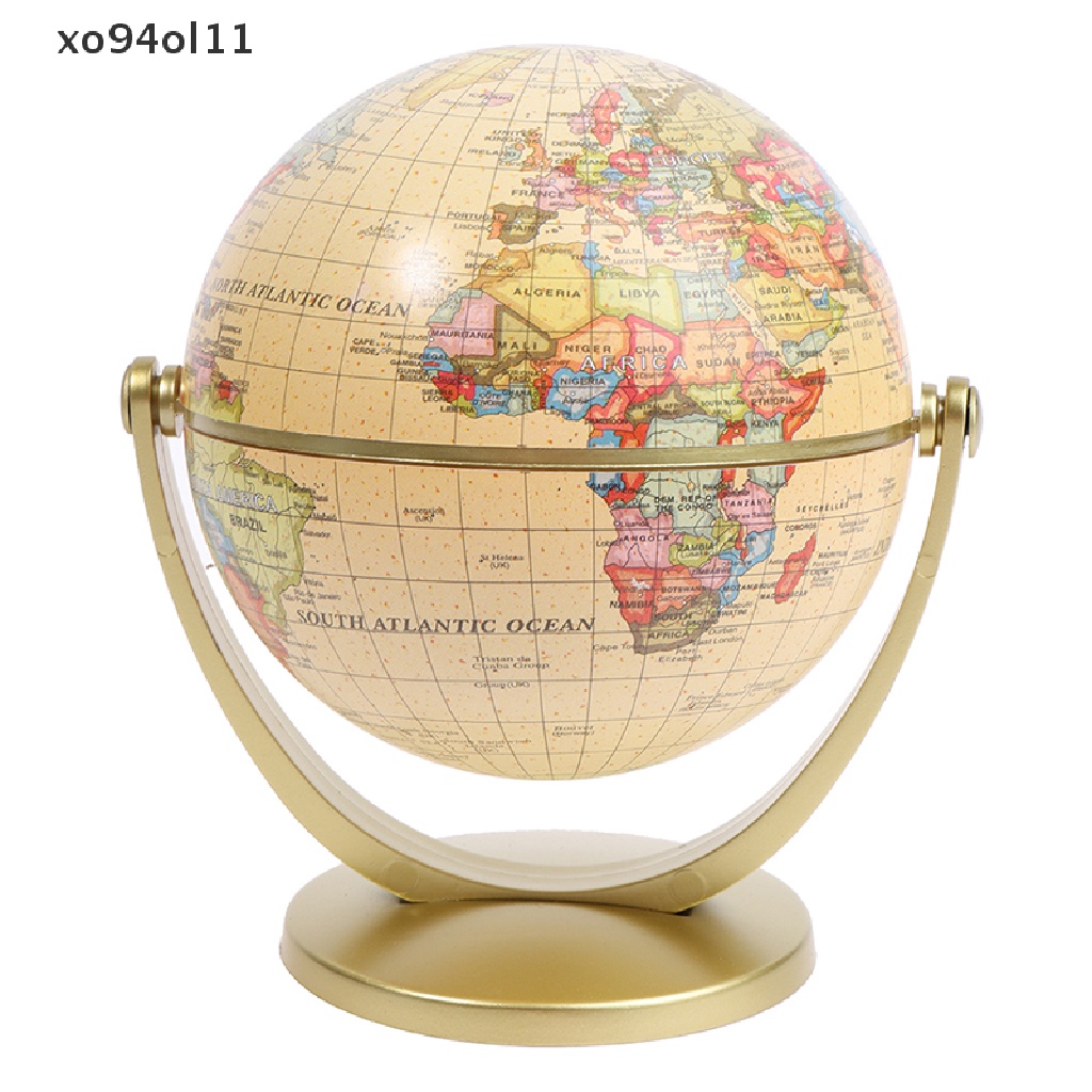 Xo 360derajat Rotag World Globe Desktop Decor Pendidikan Geografi Sekolah Supplie OL