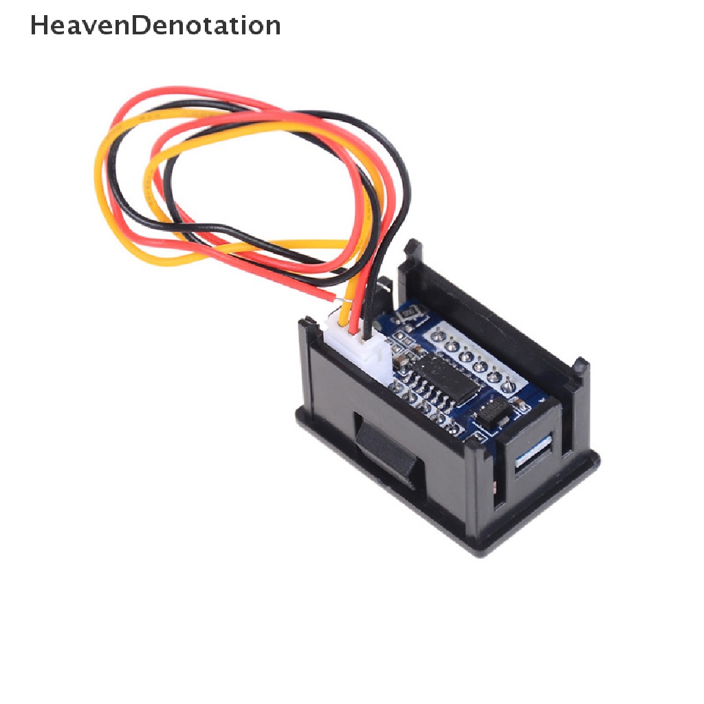 [HeavenDenotation] Dc 0-100V LED Mini Digital Voltmeter Volt Meter Pengukur Tegangan Panel Meter 3kabel HDV