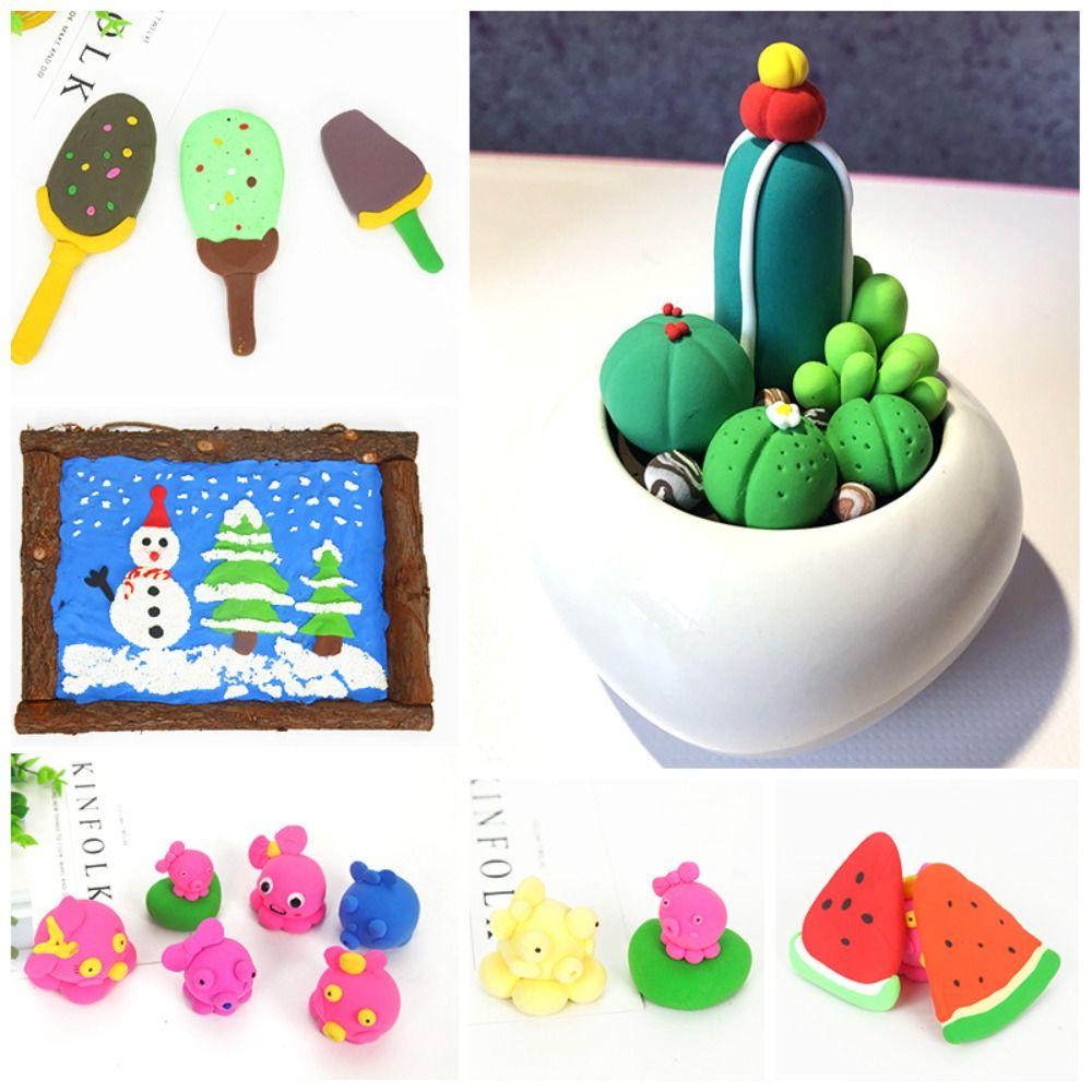 Quinton Mainan Tanah Liat Ultra Ringan Mainan Anak Modeling Clay Anak Hadiah Diy Slime Perlengkapan Super Ringan Langsing Mainan Tanah Liat Ringan Modelling Clay Kreatif Clay Lembut Plastisin Mainan