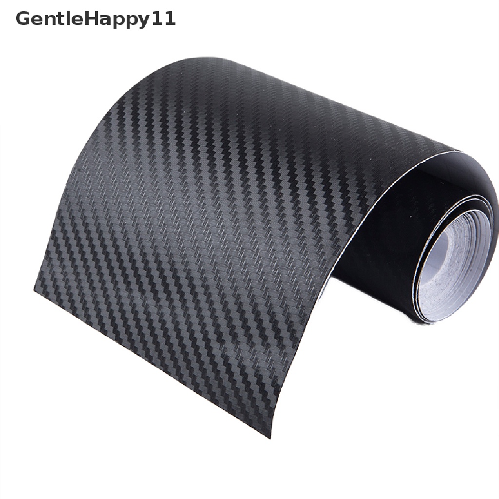 Gentlehappy 3D Carbon Fiber Stiker Mobil Tempel Pelindung Pintu Samping Anti Gores Tape Film id