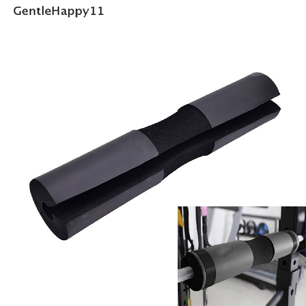 Gentlehappy NEW Barbel Pad Gel Mendukung Squat Bar Weight Lifg Neck Protect Pull Up Black id