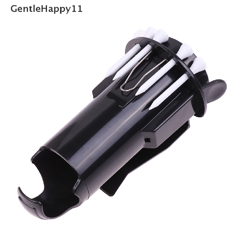 Gentlehappy Golf Ball Tee Holder Caddy Jepit Golf Dengan Brush Three Golf Tee Fitgs id