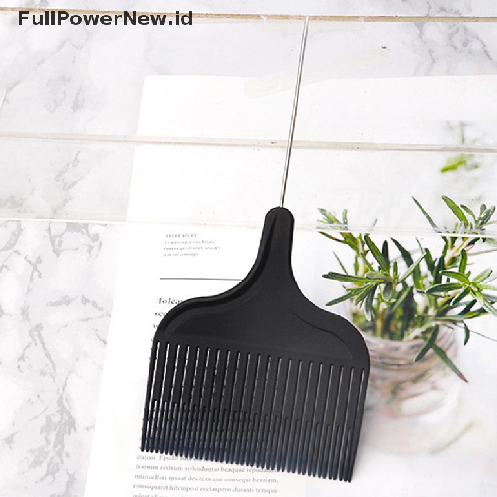 Power Sisir Ekor Rambut Profesional Potong Sisir Styling Stainless Steel Berduri Styling Tool ID