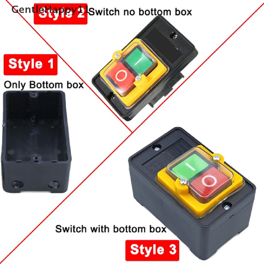 Gentlehappy On Off Water Proof Push Button Switch Tombol Tekan Tahan Air Untuk Mesin Cutg Bench id