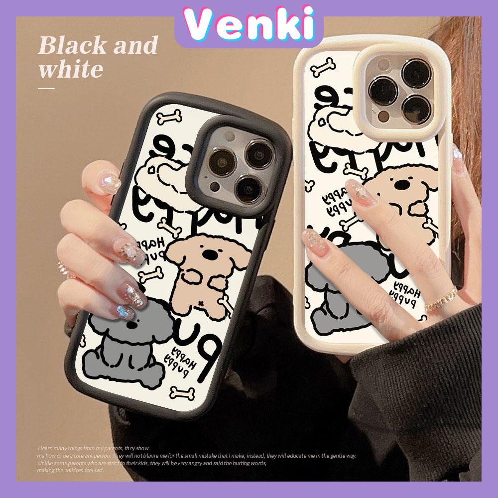 Case fo iPhone 11 Pro Max TPU Soft Case Frosted Bubble Case Cute Cartoon Dog Camera Protection Shockproof For iPhone 14 13 12 11 Plus Pro Max 7 Plus X XR