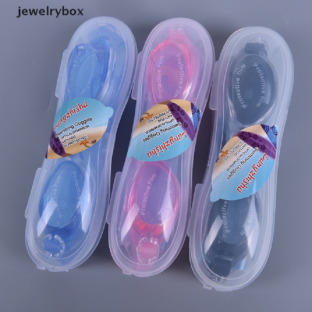 [jewelrybox] 1pc Kacamata Renang Profesional Anti-Kabut Tahan Air Kacamata Anak-Anak Dengan Butik Penyumbat Telinga