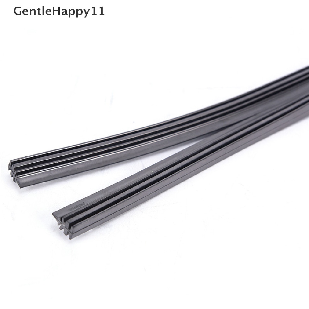 Gentlehappy 2pcs 28&quot; Auto Mobil Bis Kaca Depan Frameless Karet Wiper Blade Refill Hot Sale id