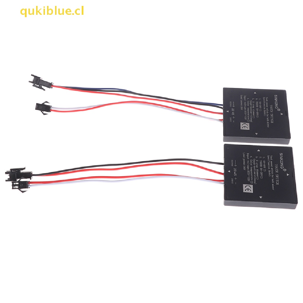 Qukiblue 5-12V Saklar Cermin Kamar Mandi Touch Switch Sensor Untuk Lampu Led Cermin Headlight cl