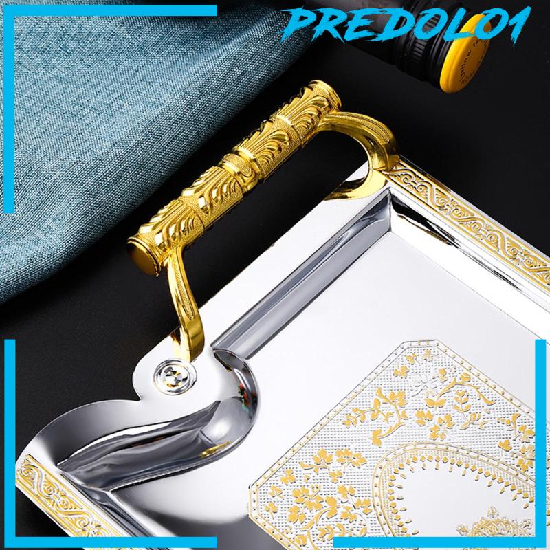 [Predolo1] Nampan Kamar Mandi Handuk Tray Meja Organizer Embossment Piring Khusus