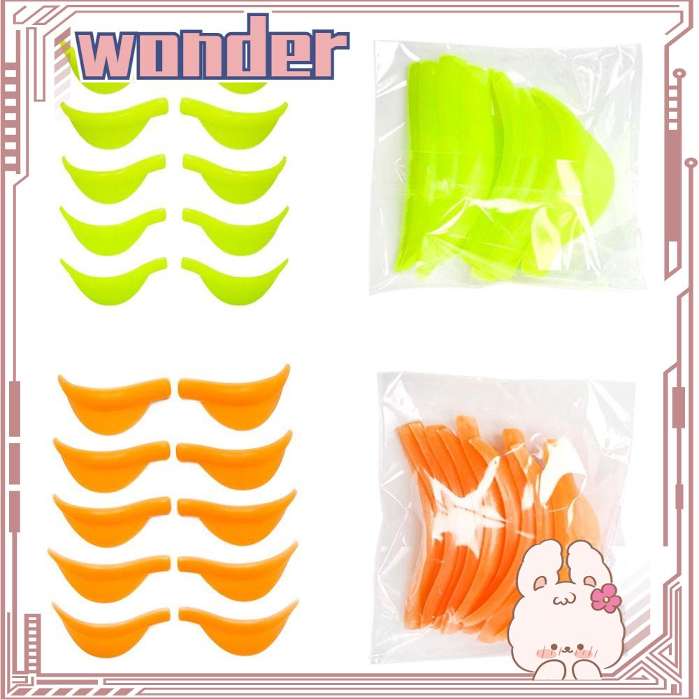 Wonder 5pasang Silicone Eyelash Perm Pad Reusable Makeup Aksesoris Silicone Eyelash Curle Alat