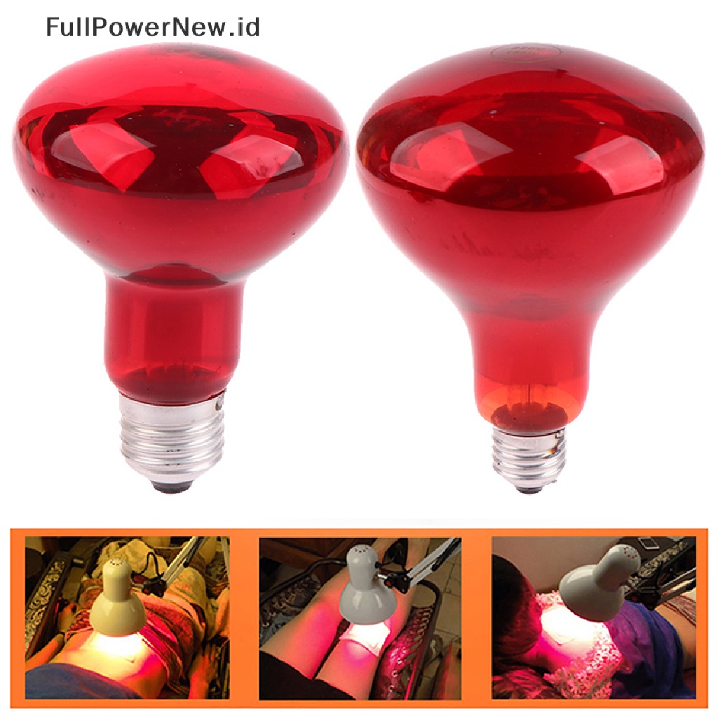 Power Infrared Red Heat Light Lampu Bohlam Terapi Pereda Nyeri Otot100/300W Bulb ID