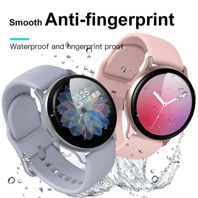 Kaca Film Lembut Untuk Samsung Galaxy Watch4 5 3 Pro 40mm 41mm 44mm 45mm Pelindung Layar Jam Tangan Untuk Samsung Acitve Fit2 40mm 44mm