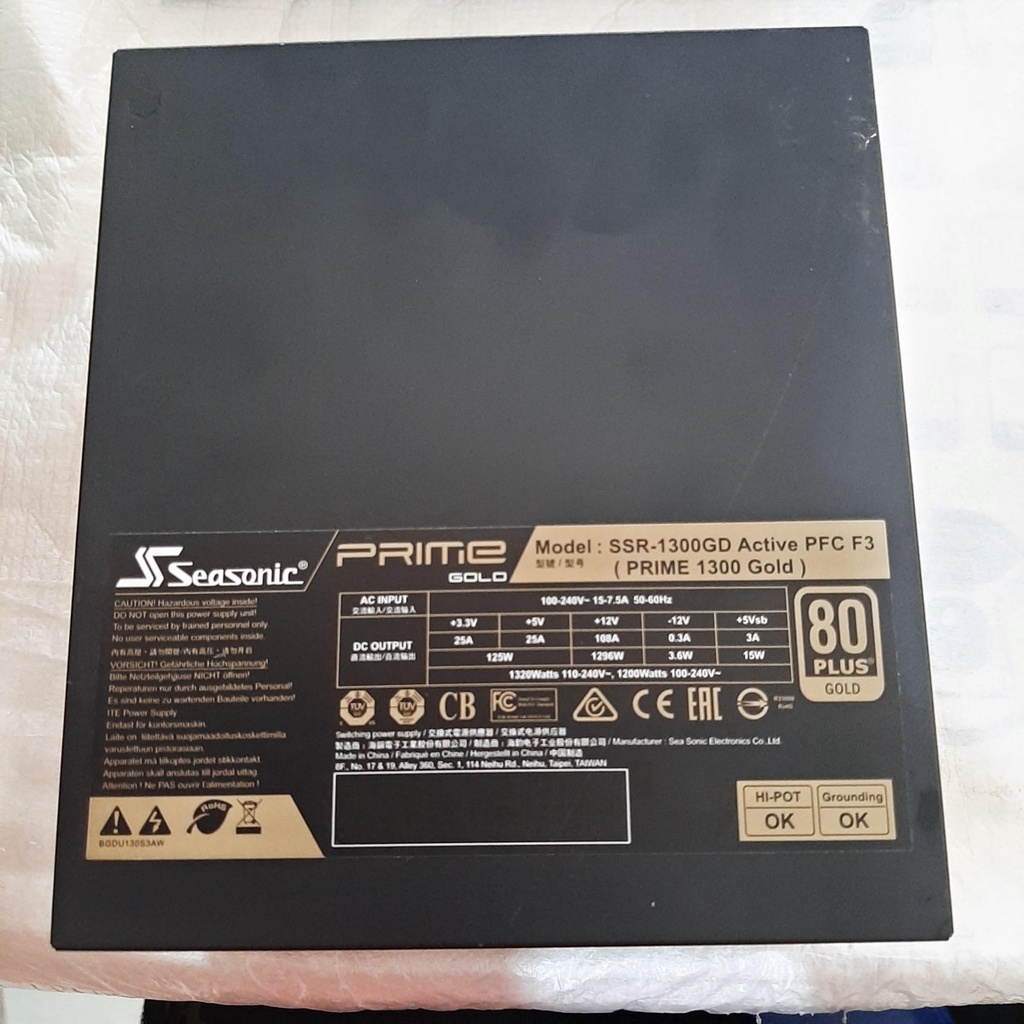 Power Supply Rusak Seasonic SSR-1300GD Prime 1300W Gold