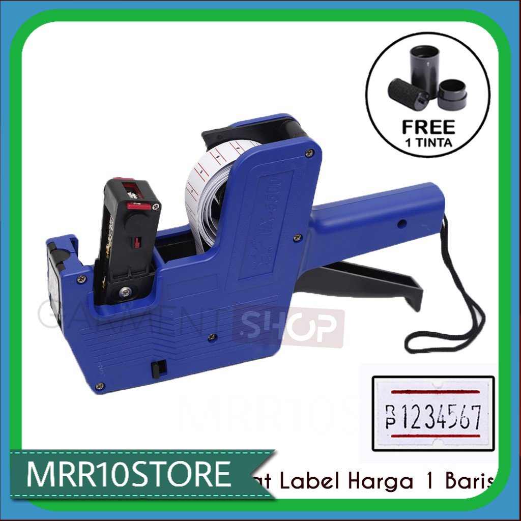 

Alat Label Harga Expired Date Snack Kerupuk Price Label 8 digit MX 5500