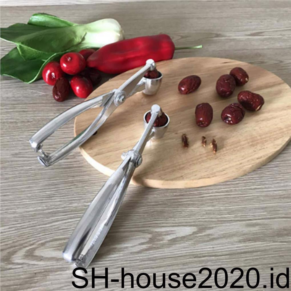 Cherry Fruit Pitter Alat Cerri Cerri Core Remove Tools Corer Device Aksesoris Dapur Rumah Tangga Olive Pitters Gadget