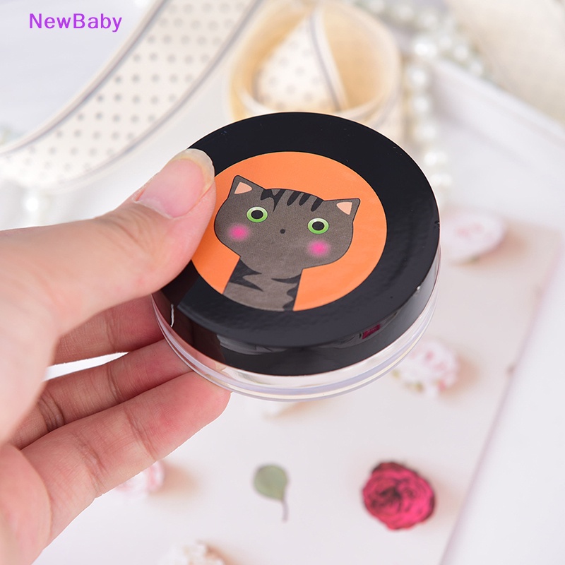 Newbaby 1pc 8g Ayakan Kosmetik Kosong Longgar jar Wadah puff Kotak makeup travel ID
