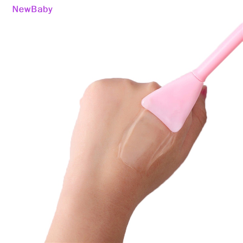 Newbaby 2Pcs Brush Pengaduk Silikon Brush Bubuk Sendok Untuk DIY Cetakan Resin ID