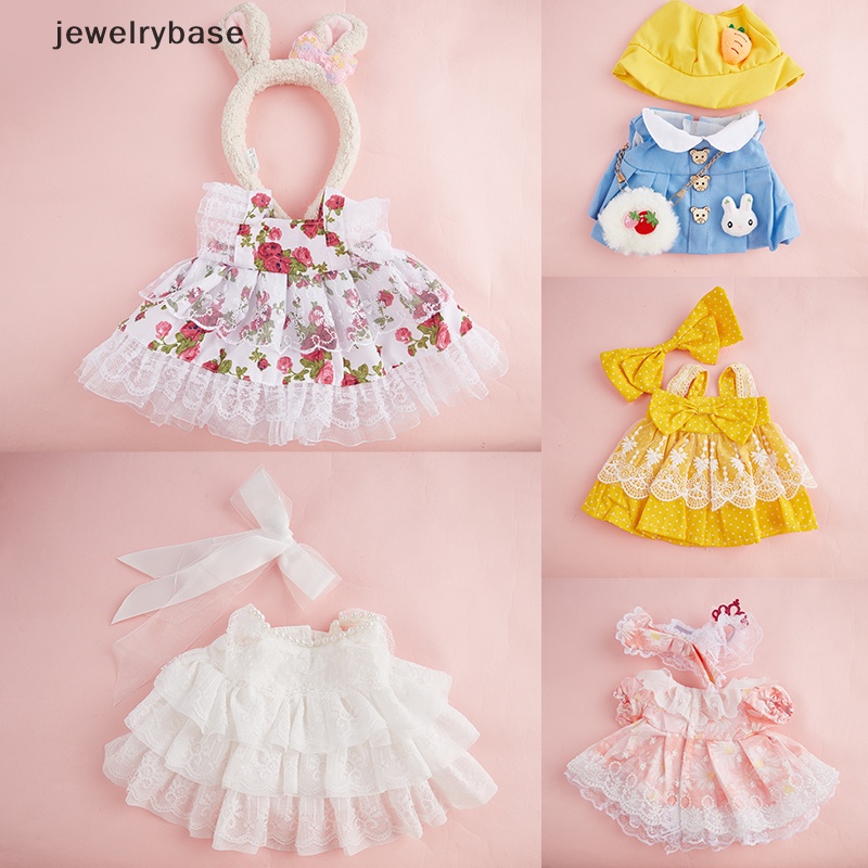 [jewelrybase] 30 cm Bebek Kuning Boneka Aksesoris Mainan Mewah Baju Bebek Gaya Lolita Rok Hadiah Butik