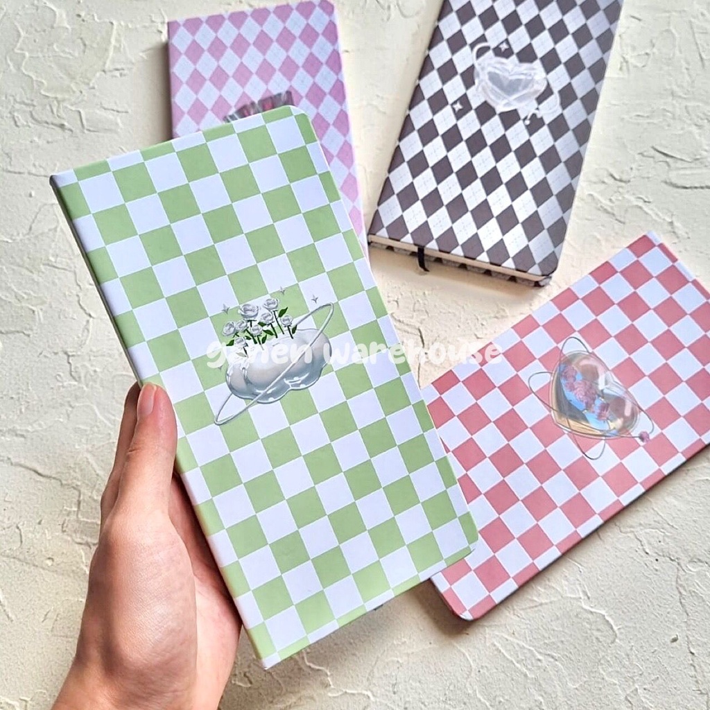 

[GW] Aesthetic Journal Book Notebook Motif Kotak